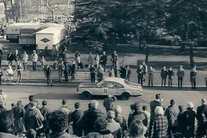Holden HK GTS car 36 in the 1968 World Cup Rally