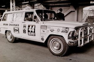 Jeep Wagoneer car 44 in the World Cup Rally 1970