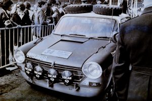BMC 1800 car 34 in the World Cup Rally 1970