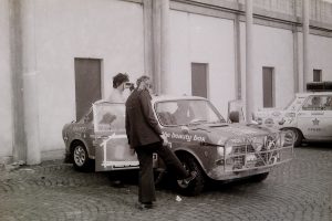 BMC 1800 car 91 in the World Cup Rally 1970