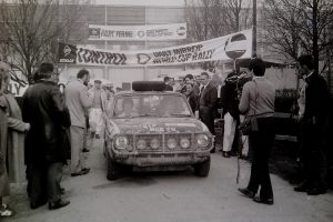 Austin Maxi car 20 in the World Cup Rally 1970