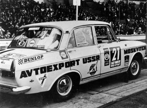 Mosvitch 412 car 21 in the 1970 World Cup Rally