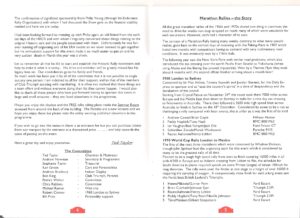 Historic Marathon Rally Show 2015 Programme page 4 and 5