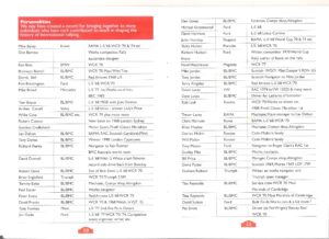 Historic Marathon Rally Show 2015 Programme page 10 and 11